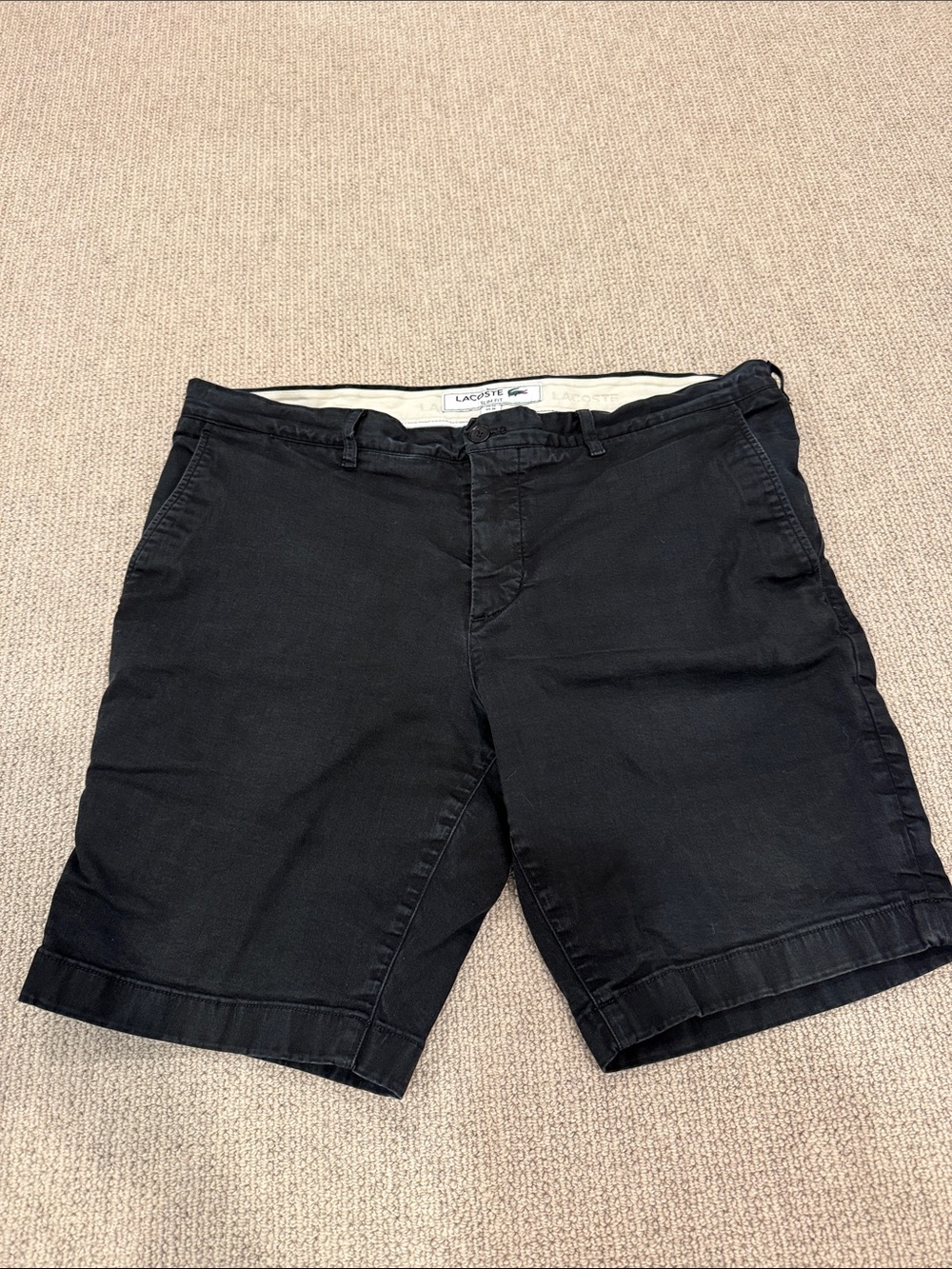 Lacoste Black Shorts